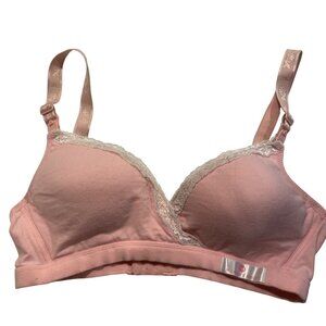 Momma's Shop Wireless Nursing Bra Sz MED Postpartum Breastfeeding